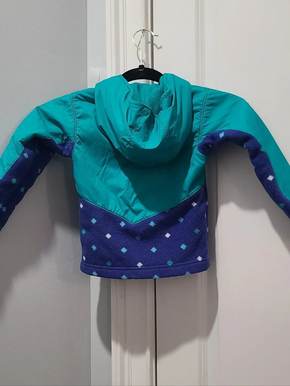 Columbia Girls Fleece Hooded Snow Winter Jacket 4T Steens Mt Overlay